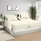 Split King Sheets for Adjustable Bed,Sheets for Adjustable Bed,Twin XL Fitted...