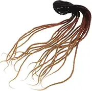 EXQUIMEUBLE Pcs Curly Braiding Hair Extensions Wigs Natural Looking Dreadlock Extensions for Women Men Hip Hop