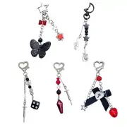 Guitar/Cross/Bow/Dices Key Chain Cellphones Straps Beaded Bowknot Phone Chain
