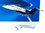 Lupa Embraer Phenom 100EX Private House Color Desk Top Jet Model 1/50 Airplane