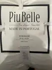 PiuBelle Piu Belle Eurosham 2 Pck Cotton Pillow Filling Polyester Portugal NWT