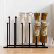 Free Standing Shoe Racks - Black Metal Boot Rack for Dorm Room, Closet, Entry...