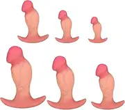 Dildo with suction cup silicone large classic dildos with real veins penis replica anal dildo G-spot anal sex toys for women men(M)