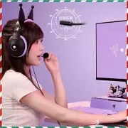Sanrio Kuromi Kraken V3 Razer x X Wired Headset Headphone Limited Edition