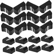 Kisangel 20Pcs Knobs Replacement Caps for Mixer Console Durable Plastic Slider Knobs for Precise Volume Enhances Audio Experience Sound Card Panels