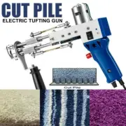 Cut Pile 80W Electric Carpet Hand Tufting Gun Weaving Flocking Machine AU Plug