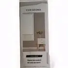 ChrisDowa 100% Blackout Roller Shade, Window Blind 35"W x 72"H, Black