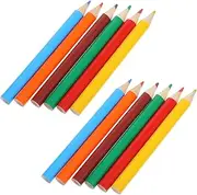 SHINEOFI Ergonomic Short Pencils Set 120pcs Mini Pastel Pencils for Boys and Girls Classroom Watercolor Drawing Pencils