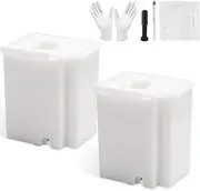 2 Pack Waste Ink Pad Replacement for EPSON Ecotank ET-2800 ET-2803 ET-4800 ET-2400 ET-2720 ET-4700 ET-2711 L3110 L3250 L3150 L3210 Printers, Maintenance Box with Absorbent Sponge