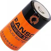 Fanso ER34615M 3.6V D Size(R20) Lithium Battery 14Ah Li-SOCl2, High Power Spiral Wound