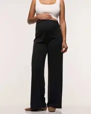 Pull-On Wide Leg Pants