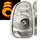 CHROME LOOK LED LIGHTBAR REAR LIGHTS LAMPS FOR MINI COUNTRYMAN R60 6/2010-2/2014