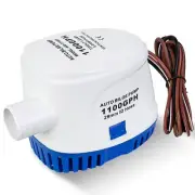 Automatic 12V Bilge Pumps for Boats 1100GPH Auto with Float Switch for RV Car...
