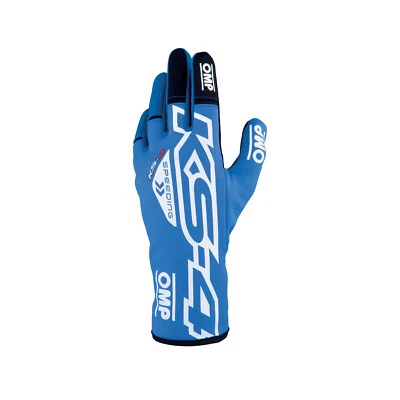 OMP KS-4 MY23 Karting Gloves Blue s. L