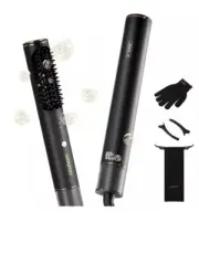 Wooroo Hair Straightener Brush Ionic Hair Straightening Brush Flat Iron for W...