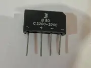 2 Pcs of B80C3200-2200B IC, Bridge Rectifier, Forward Current: 3.2/2.2A,