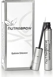 NutraCOSMETIC NutraBrow Eyebrow Enhancer - Serum for Dense Eyebrows in 8-12 Weeks - Unisex - Transparent - 3 ml