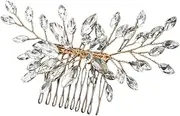 [NOLITOY] Hair Comb Rhinestones Fine Hair Accessories Decorative Hair Combs for Women Wedding Hair Clip