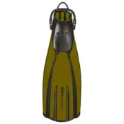 Mares Avanti Quattro + Open Heel Fin, X-Large, Olive