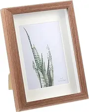 Ciieeo 1pc Picture Frame 6x8 Photo Frames Memories Photo Frame Woodsy Decor Party Photo Frame Vintage Vertical Photo Frame Table Top Display Stand Wood Decor Wooden A4 Wall Hanging Set up