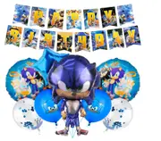 Sonic the Hedgehog Birthday Balloon Set Kids Party Decorations
