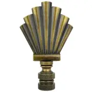 Art Deco Antique Brass Lamp Finial