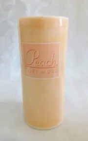 AVON PEACH SOFT MUSK PERFUME BODY POWDER TALC 2.6 oz - (NEW)
