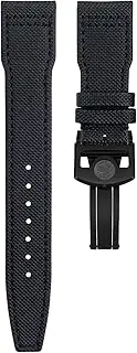 [KAVJU] For IWC SPITFIRE MARK 18 Portugieser Portofino Pilot IW3777 Wristband 20mm 21mm 22mm Nylon Canvas Leather Watchbands