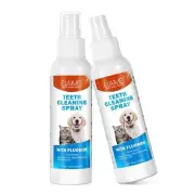 NNEDSZ 2 Pcs Pet Oral Breath Freshener Spray | Eliminates Bad Breath | Dental Ca