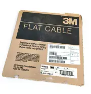 3M 3625/12 Round Conductor, Flat Ribon Cable 100 Meters, 28 AWG