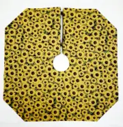 Sunflowers Christmas Tree Skirt