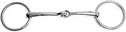 Lorina Single Jointed Loose Ring Bradoon (UK Size: 6.25in) (Silver)