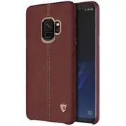 NILLKIN Englon Crazy Horse Grain Leather Protective Case for Samsung Galaxy S9 41 BROWN