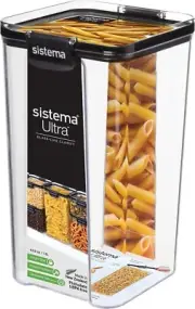 Ultra Tritan Airtight Pantry Storage Container | 1.3 Litre Square Food Storage