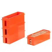 Quarter Large Capacity Coin Storage Box - Orange - 300 Dollar Capacity - Coin...