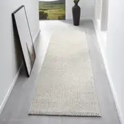 Mother Earth Sand Grey Runner Rug