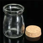 12 x Bottles W Cork Lids 100ml GLASS BOTTLES CORK LID 100mL Wedding Party Favours Gift Spice Lolly Jars