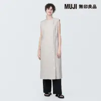 在飛比找momo購物網優惠-【MUJI 無印良品】女大麻混彈性背心洋裝(共3色)