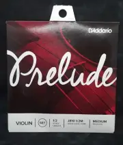 D'Addario Prelude J810 Violin String Set 1/2 Scale Length Medium Tension Steel