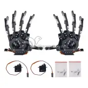 Robot Mechanical Claw Clamper Gripper Arm Five Fingers Right+Left Hand Assembled