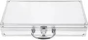 [Totority] Aluminum Toolbox Storage Case Abs Lightweight Tool Storage Box for Men
