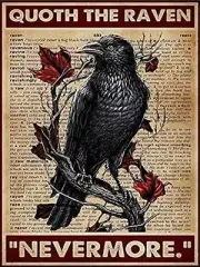 Raven Nevermore 5D Diamond Art Painting Kit - DIY Home Decor and Recreation - Ad