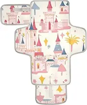 Reusable Changing Table pad with Tissue Pocket Diaper Changing pad Portable for Girl & Boy