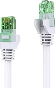 conecto 10.0 m Patch Cable CAT.5e (UTP) Network Cable Ethernet Cable LAN Cable Cat5 RJ45 Connector (Pack of 1) White