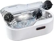 Jewelry Cleaner Machine, 450ml Ultrasonic Jewelry Cleaner with 4 Time Settings