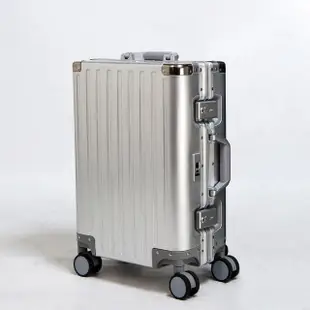 【德國TAIKING買1贈7】鈦金屬包角鋁鎂合金 29吋 智能指紋解鎖行李箱/旅行箱
