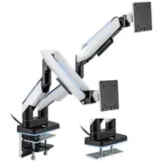 KONIC Dual Heavy-Duty RGB Gaming Monitor Stand - Fits Screen up to 17"-35" - Weight Capacity 2-20kg [KDF9024GL]