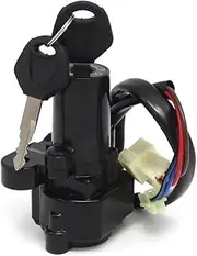 MZBZUTEDEE Motorcycle Ignition Switch Key Fit for Yamaha FZ10 2017 XT660 XT660R XT660X 2004 2005 2006 2007 2008 2009 2010 2011/2014 Moto