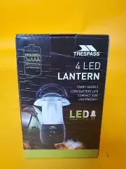Trespass Embers 4 LED Lightweight Lantern Requires 3XAAA Batteries (RN104121)