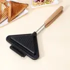 Sandwich Baking Pan Aluminum Waffle Maker Pan for Bread Pancakes Toast